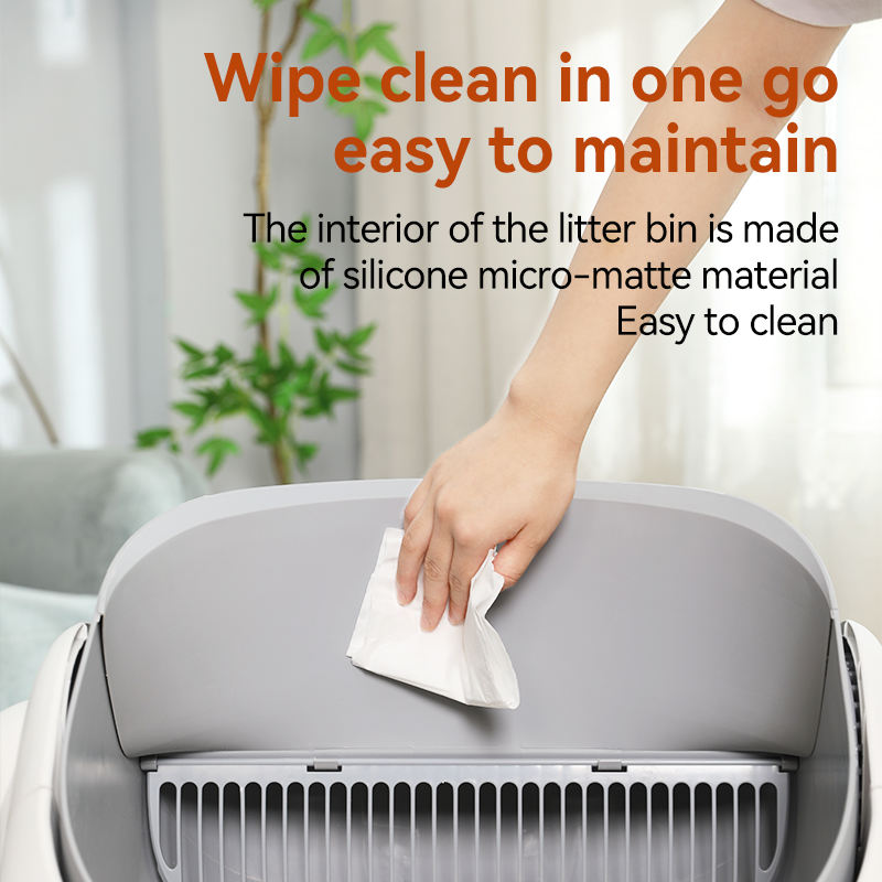 Bulk Supply Customized Packaging Self-Cleaning Smart Cat Litter Box Safety Sensor Automatic Cat Toilet
