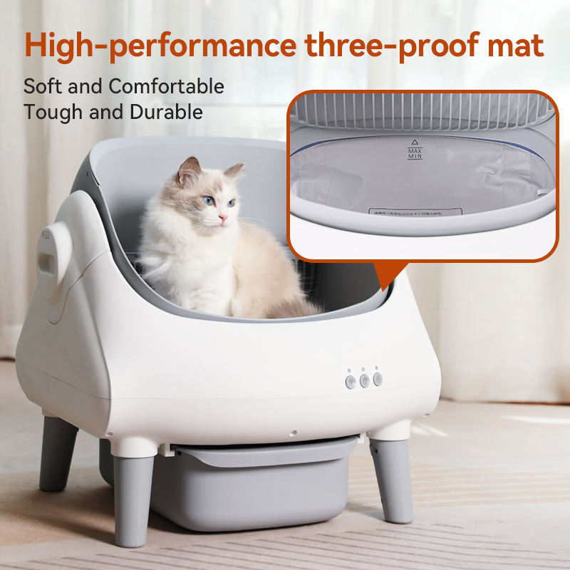 Bulk Supply Customized Packaging Self-Cleaning Smart Cat Litter Box Safety Sensor Automatic Cat Toilet